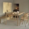 Eettafel Bok Geolied Eikenhout, kleur Naturel