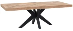 Eettafel Einstein Hongaarse punt, Teakhout