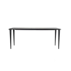 Eettafel Jiska Mangohout, kleur Zwart