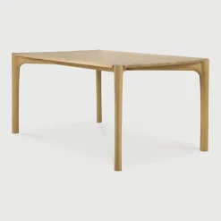 Eettafel PI Geolied Eikenhout, kleur Naturel