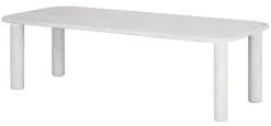 Eettafel Scala Mortex, 260 x 100cm, kleur Chalk