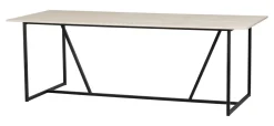Eettafel Silas Essen, 220 x 90cm, kleur Dust