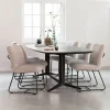 Eettafel Soho Deens ovaal, Betonlook