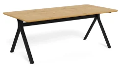Eettafel Tremika Eikenlook, 200 x 100cm