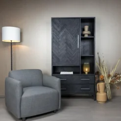 Fauteuil Bradfort Geweven