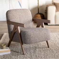 Fauteuil Francis Grove Bouclé