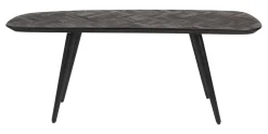 Halbankje Yasmijn Teakhout, Asymmetrisch, 118cm