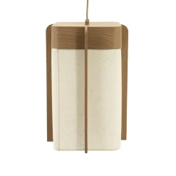 Hanglamp Aterlier Linnen en houtlook