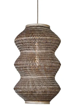 Hanglamp Barbados Bamboe, 3-lamps
