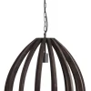 Hanglamp Barsia Mangohout, 50cm, kleur Donkerbruin