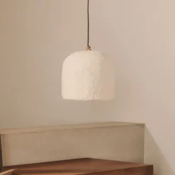 Hanglamp Calvia Papier-maché, 25cm
