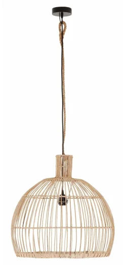 Hanglamp Las Salinas Rotan, kleur naturel