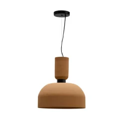 Hanglamp Nibla Kleipatroon, kleur Terracotta