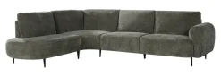 Hoekbank Milano Elite stof, kleur Hunter