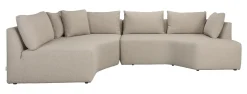 Hoekbank Prosper kleur Cappuccino