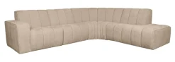 Hoekbank Vitoro Elite stof, kleur Clay