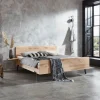 Houten Bed Lotus massief eiken