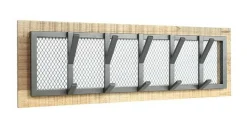 Kapstok Crude, Mangohout, 90 x 30 x 11cm