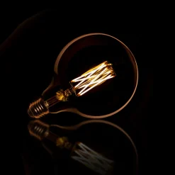 Kooldraadlamp Bol XL Ø12,5cm E27 LED 6W goldline, dimbaar