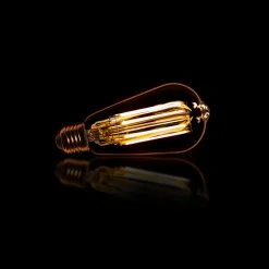 Kooldraadlamp Peer E27 LED 6W goldline 14cm, dimbaar