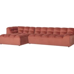 Loungebank Allure Links, Velvet, kleur Blush