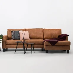 Loungebank Mathew Kleur Cognac
