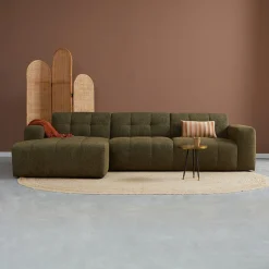 Loungebank Wave 305cm, kleur Groen