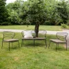 Loungeset Daman Met bank en 2 loungestoelen, kleur Zand