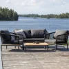 Loungeset Grizel Met bank, tafel en 2 stoelen