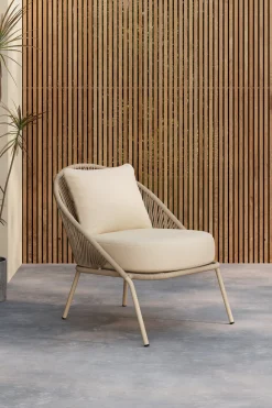 Loungestoel Karlene Geweven touw