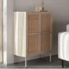 Opbergkast Meja Rattan, 100 x 80cm