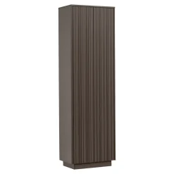 Opbergkast Nova Grenenhout, 215 x 67cm, kleur Truffel Bruin