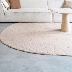 Organisch Vloerkleed Pebble Wol, 190 x 290cm