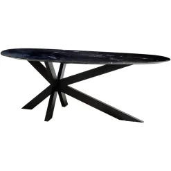 Organische Eettafel Trocadero Marmer, 220 x 100cm