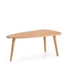 Organische Salontafel Duvani Acaciahout, 110 x 60cm