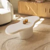 Organische Salontafel Seki kleur Wit