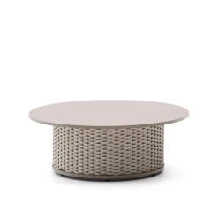 Outdoor Salontafel Sedalis Aluminium en touw, 99cm