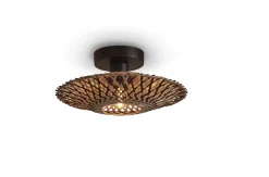Plafondlamp Kalimantan Bamboe, 30cm