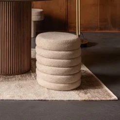 Poef Fern Bouclé
