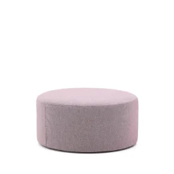 Poef Kaeli Structuurstof, kleur Lila