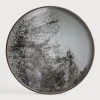 Rond Dienblad Aged kleur Clear