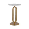 Ronde Bijzettafel Celine Marmer, 40cm