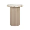 Ronde Bijzettafel Coronel Marmer, 50cm