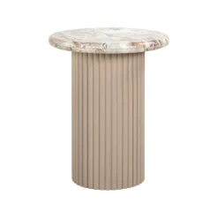 Ronde Bijzettafel Coronel Marmer, 50cm