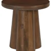 Ronde Bijzettafel Effrey Mangohout, 50cm