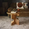Ronde Bijzettafel Morgan Acaciahout, 60cm