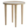 Ronde Bijzettafel Qiano Mangohout, 49cm, kleur Naturel