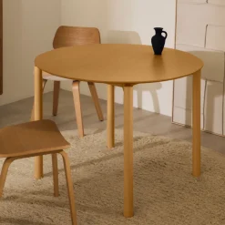 Ronde Eettafel Indara Essen en rubberhout, 110cm