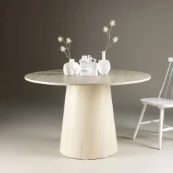 Ronde Eettafel Mikeisha MDF, 120cm