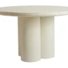 Ronde Eettafel Mizuho 130cm, kleur Crème